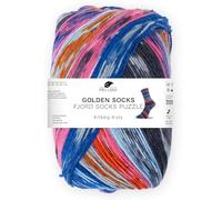Pro Lana FJORD SOCKS PUZZLE 100 g Stricken zu einem Abenteuer der Formen und Farben, Farbe:85