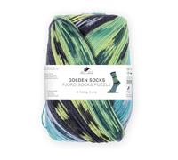 Pro Lana FJORD SOCKS PUZZLE 100 g Stricken zu einem Abenteuer der Formen und Farben, Farbe:82