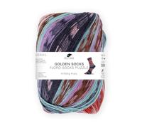 Pro Lana Fjord Socks Puzzle, 100 g/420 m, 4-fädige Sockenwolle aus 75% Schurwolle / 25% Polyamid, tolle Farben (84)