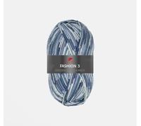 Pro Lana Golden Socks 4-fach Fashion 3 E16 - petrolblau/hellgrau/hellblau/anthrazit