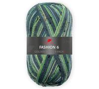 Pro Lana Golden Socks 4-fach Fashion 6 700 - Grüntöne