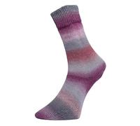 PRO LANA Golden Socks 4-Fach Nessel 80 - Flieder/grau