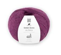 Pro Lana Golden Socks Alpaka, 100 g/390 m, 70% Alpaka, 30% Polyamid, 4-fädig, superweiche Sockenwolle (39 beere mel.)