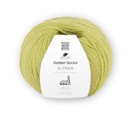 Pro Lana Golden Socks Alpaka, 100 g/390 m, 70% Alpaka, 30% Polyamid, 4-fädig, superweiche Sockenwolle (74 kiwi)