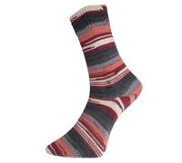 Pro Lana Golden Socks Fashion V 671 - Rot/Pfirsich
