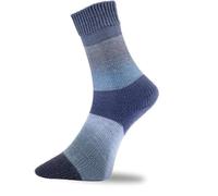 Pro Lana Golden Socks Saas Fee Strech 4-fach 433.02 - grau/blau/hellblau