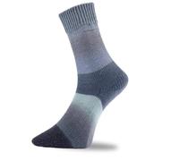 Pro Lana Golden Socks Saas Fee Strech 4-fach 433.04 - grau/anthrazit/mint/blaugrau