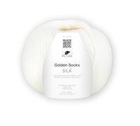 PRO LANA Golden Socks Silk 100g 01 - Weiß
