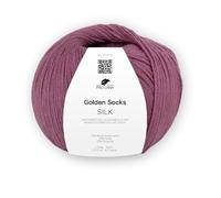 Pro Lana Golden Socks Silk 100g 44 - Pflaume