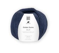 Pro Lana Golden Socks Silk 100g 58 - Dunkelblau meliert