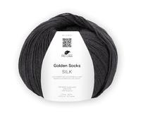 PRO LANA Golden Socks Silk 100g 97 - Dunkelgrau meliert