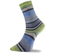 Pro Lana Golden Socks Stretch Grindelwald 440.06 - schwarz/blau/hellgrün/beige