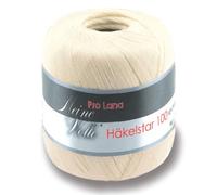 Pro Lana Häkelstar 100 Häkelgarn Fb.02, 100g (Verkauf durch ''papier febon'' auf duo-shop.de)