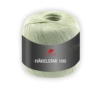 Pro Lana Häkelstar 100 - Häkelgarn 100g, 100% Baumwolle, 566m, Nadelstärke 1,5-2,0 mm, Filetgarn zum Häkeln & Handarbeiten (71 | grün)