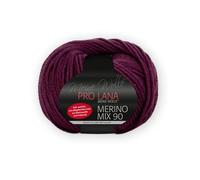 PRO LANA Merino Mix 90 - Farbe: Bordeaux (39) - 50 g/ca. 90 m Wolle