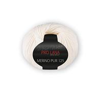 Unbekannt PRO Lana Merino Pur 125 - Farbe: 01-50 g/ca. 125 m Wolle, 278063, Weiß