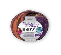 PRO LANA Paint Socks - Woolly Hugs - Farbe: Orange/Braun (208) - 100 g/ca. 420 m Wolle
