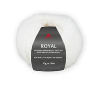 PRO LANA Royal - Farbe: Rohweiss (01) - 50 g/ca. 95 m Wolle