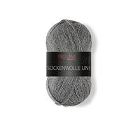 Pro Lana Sockenwolle Uni 4-fach 404 - hellgrau
