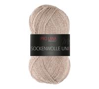 PRO LANA Sockenwolle UNI, 75% Schurwolle, 25% Polyamid 410