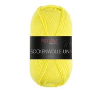 PRO LANA Sockenwolle UNI, 75% Schurwolle, 25% Polyamid 420