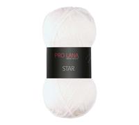 Pro Lana Star uni Wolle Fb.01, 50g (Verkauf durch ''papier febon'' auf duo-shop.de)