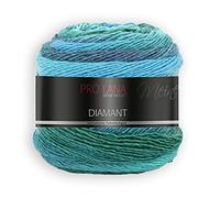 Pro Lana/theofeel Lana Diamant color 80, harmonische Farberlaufswolle zum Stricken oder Häkeln für Nadelstärke 3,5-4,5 mm, 2784870, 150g, 525m, Nadelstärke 3,5-4,5mm