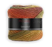 Pro Lana/theofeel Lana Diamant Farbe 89, Wolle mit Farbverlauf, 1 Knäuel = 1 Schal, 150g, 525m, 278487