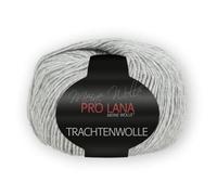 PRO LANA Trachtenwolle - Farbe: Hellgrau Meliert (91) - 100 g/ca. 200 m Wolle