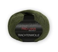 Trachtenwolle von Pro Lana, Oliv, aus Schurwolle