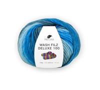Pro Lana Wash Filz Deluxe 1006, Filzwolle mit Farbverlauf, Wolle zum Strickfilzen, Filzwolle zum Stricken und Filzen in der Waschmaschine, 100g, 100m