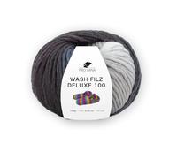 Pro Lana Wash Filz Deluxe 1007, Filzwolle mit Farbverlauf, Wolle zum Strickfilzen, Filzwolle zum Stricken und Filzen in der Waschmaschine, 100g, 100m