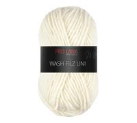 WASH-FILZ - 50g - Farbe: 102, wollweiß (21 Farben erhältlich)