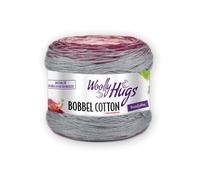 Bobbel Cotton von Woolly Hugs, Grau/Rosé, aus Baumwolle