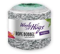 PRO LANA Rope Bobbel Color - Woolly Hugs - Farbe: Weiss/Mint (105) - 250 g/ca. 210 m Wolle