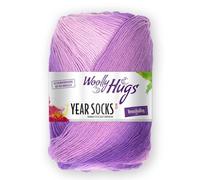 Woolly Hugs Year Socks, 75 % Schurwolle; 25% Polyamid 13 Frühling