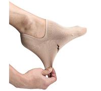 Pro Mountain Seamless No Show Socks For Women 6 Pack Liner Thin Cotton Footies Casual Sneakers Non Slip Loafer Flats US Women Shoe Size 6-8 Nude Beige