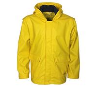 PRO-X elements Kinder Friesennerz JACK I Regenjacke Regular Fit mit Seitentaschen, Kapuze & maritimem Print I Regenmantel mit vernähten Hauptnähten