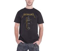 Probity Herren T-Shirt Metallica - Hetfield Iron Cross, Schwarz, L