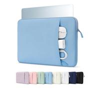 ProCase Laptoptasche Laptophülle für 14" MacBook Pro/Max M1-M5 -Himmelblau | Laptop Sleeve Case Gepolstert Reise Schutzhülle mit Zubehörtasche für M1-M5 und 14" HP Dell Lenovo ASUS Acer Chromebook