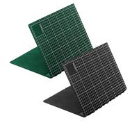 Professionelle faltbare Schmuck-Schneidematte, tragbare Schneideunterlage, PP-Textur für präzises Basteln mit Bastelzubehör, 2 Stück