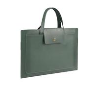 Professionelle Laptop-Hülle, Notebook-Tasche für Laptop, stoßfest, Computer, Reisen, Business, Herren, ergonomischer Griff, Grün , Large