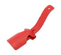 Professioneller Schuhlöffel für Erwachsene, Ergonomischer Tragbarer Schuhhelfer für Einfaches Tragen - Reisegröße 17 X 5 Cm (Rot)