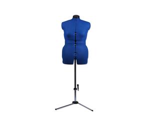 Profi Schneiderpuppe/ Schneiderbüste Legform Größe C extra groß - blau