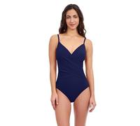 Profile by Gottex Damen Elegant V Neck Surplice One Piece Swimsuit Badeanzug, Marineblau, 36