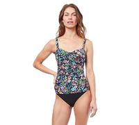 Profile by Gottex Damen Flora, D-Cup, Unterbrust Tankini-Oberteil, Mehrfarbig/Meereswellen (Ocean Tides), (44) D