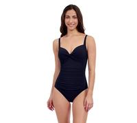 Profile by Gottex Damen Tutti Frutti Black Women’s Sweetheart Front Twist One Piece Bathing Suit with Adjustable Straps Soft Cups Badeanzug, Schwarz, 44