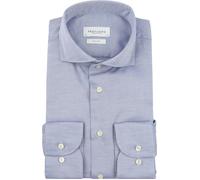 Profuomo Basketweave Hemd Blau - Größe 42 Blau 42