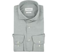 Profuomo Basketweave Hemd Grün - Größe 41 Grün 41