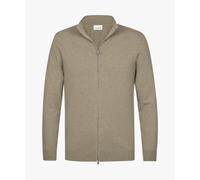 Profuomo Regular Fit Cardigan beige, Einfarbig